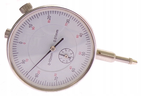 CZUJNIK ZEGAROWY 0-10 0,01 DO SPRAWDZANIA BICIA + UCHWYT STATYW MAGNETYCZNY