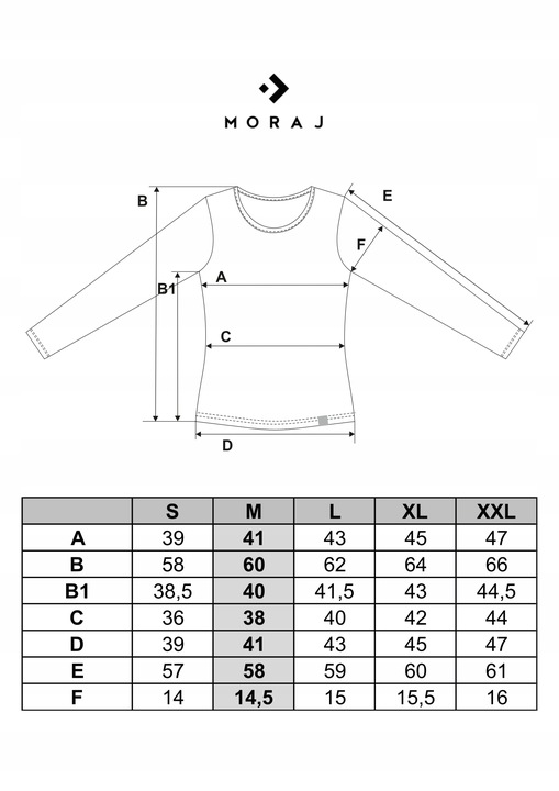PODKOSZULKA DŁUGI RĘKAW Damska Dopasowana Koszulka Bawełna 2-PAK MORAJ XL