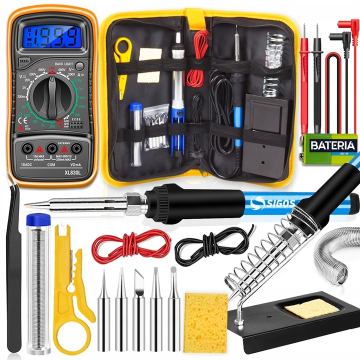 LUTOWNICA PRECYZYJNA KOLBOWA Z REGULACJĄ TEMPERATURY ZESTAW + MIERNIK