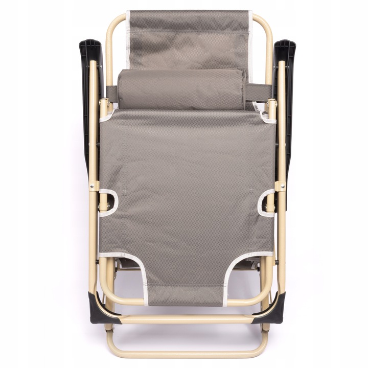 Leżak Ogrodowy Rozkładany Zero Gravity Krzesło Turystyczne Miękka