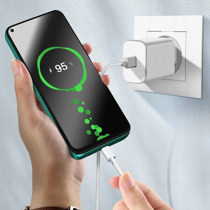 Oryginalna ładowarka sieciowa Samsung 15W USB-C EP-T1510XWEGEU Biała