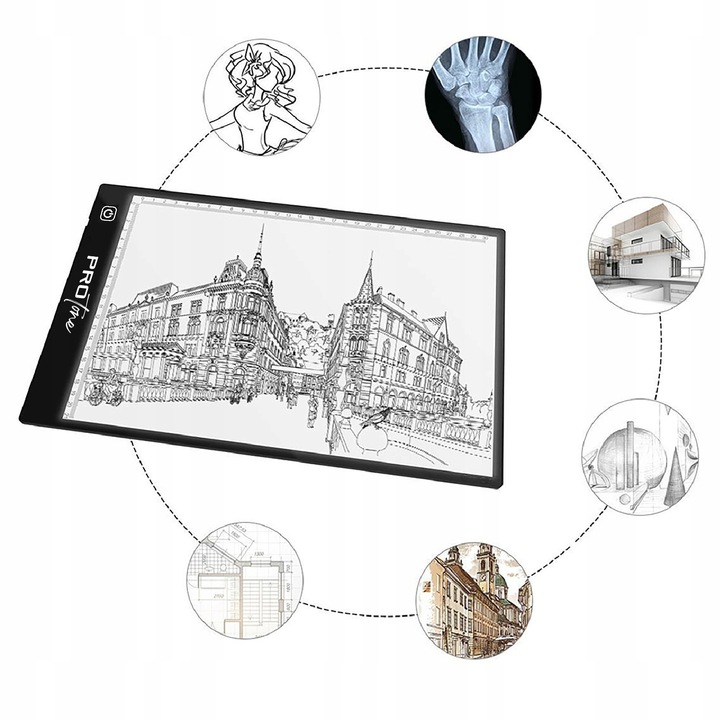 Tablica Do Szkicowania Deska Kreślarska LED