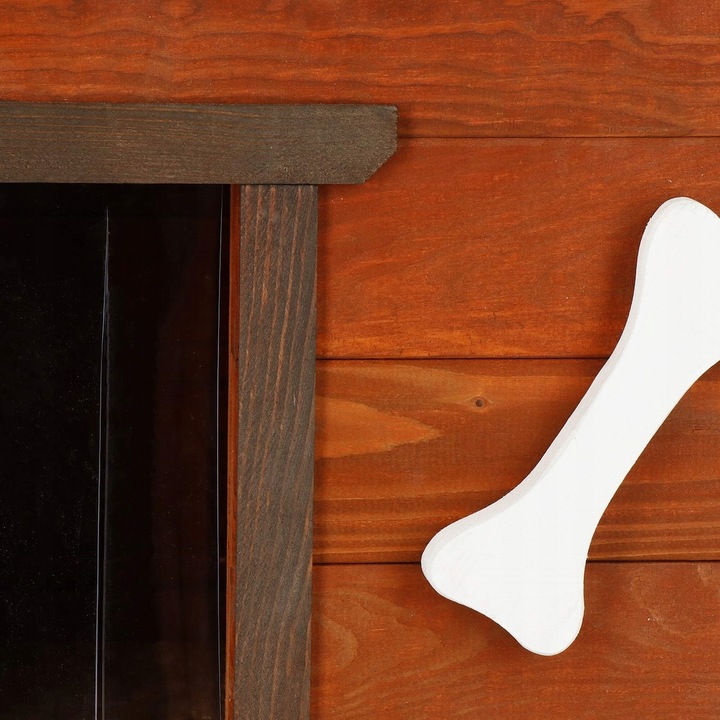 DREWNIANA BUDA DLA PSA OCIEPLANA KURTYNA LEGOWISKO DOMEK OTWIERANY DACH