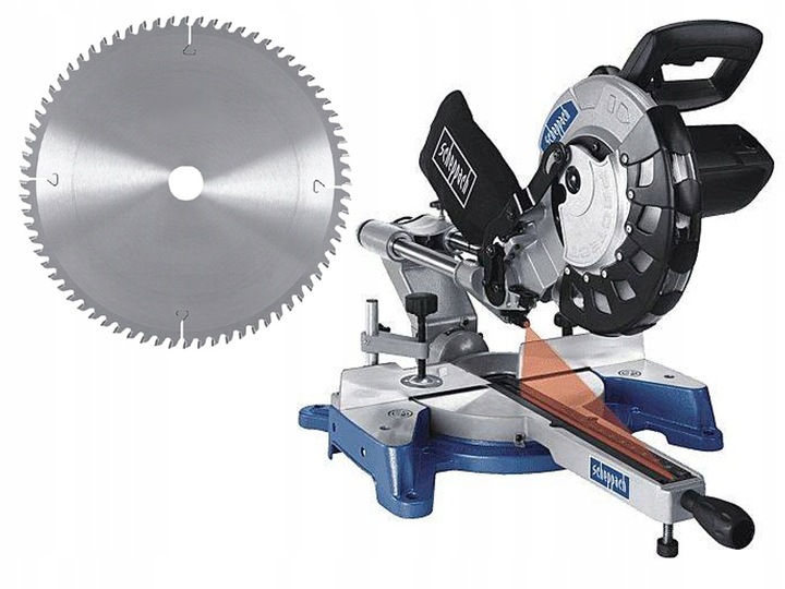 SCHEPPACH Piła ukośnica ukosowa z przesuwem i SOFT-STARTem HM254 +Kątownik