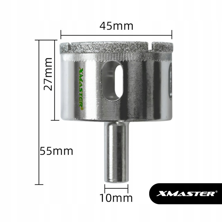 OTWORNICA DIAMENTOWA KORONKA DO PŁYTEK GLAZURY GRESU ZESTAW ⌀ 6-68mm