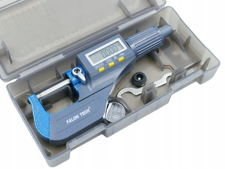 MIKROMETR ELEKTRONICZNY CYFROWY 0-25 mm / 0.001 mm