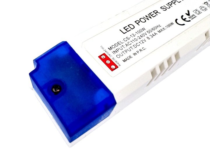 ZASILACZ 12V LED MEBLOWY 100W 8,34A Do Taśmy LED Transformator