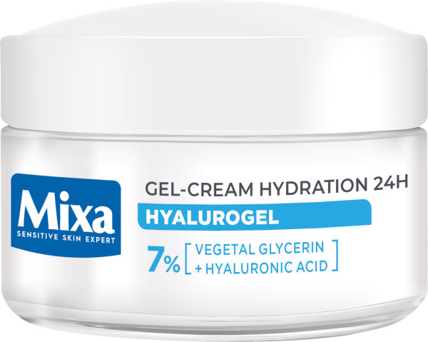 Mixa Hyalurogel Lekki Krem Intensywnie Nawilżający Do Twarzy 50 ml