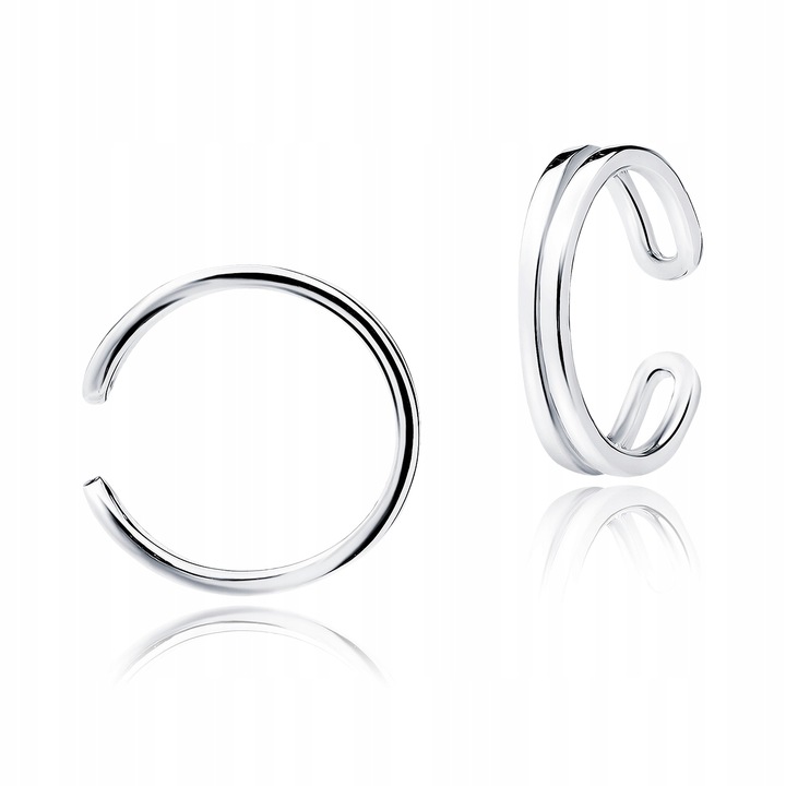 Nausznica srebrna prosta 17