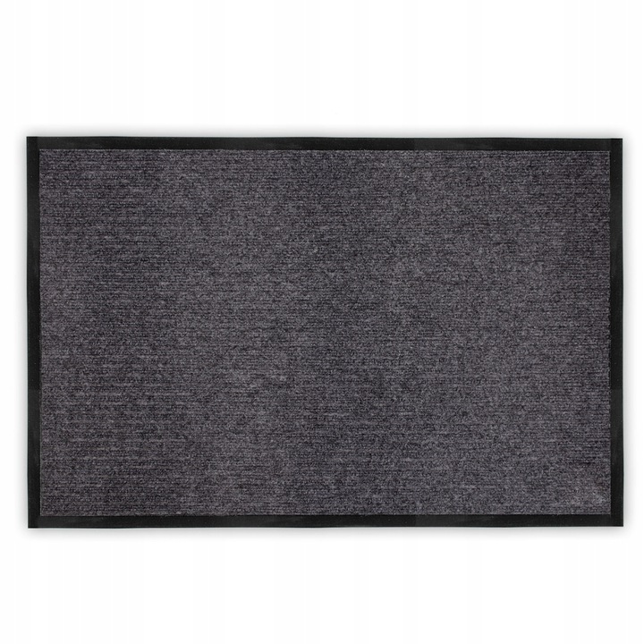 Wycieraczka mata do butów pod drzwi prążkowana szara zewnętrzna 120 x 180cm