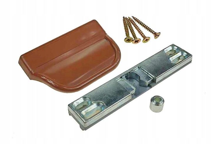 Zatrzask balkonowy + pochwyt ZŁOTY DĄB uchwyt do drzwi balkonowych