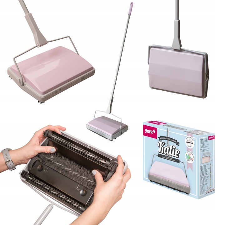 YORK Odkurzacz pionowy bezprzewodowy mechaniczny ręczny KATIE Kaśka