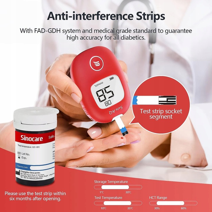 AQ SMART/VOICE 50szt paski do badań szczepionki we krwi (bez monitora)