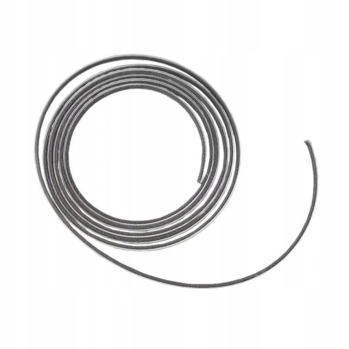 Szczotka odbojowa uszczelka z klejem SZARA 7x4 mm - 20M