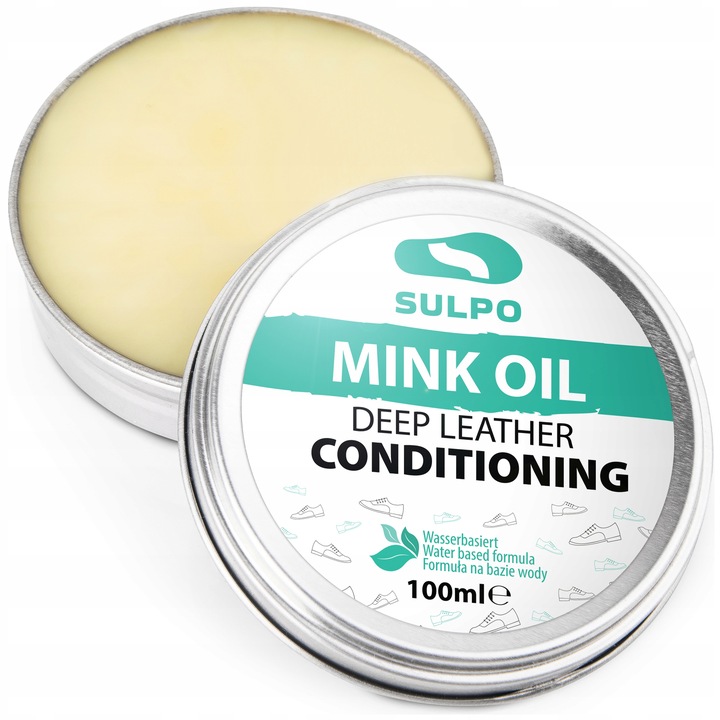 Pasta do butów skórzanych Mink Oil impregnująca olejowa tłuszcz do