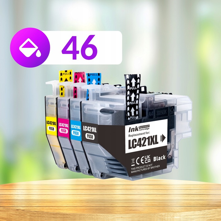 TUSZE DO BROTHER DCP-J1050DW DCP-J1140DW MFC-J1010DW LC421 XL