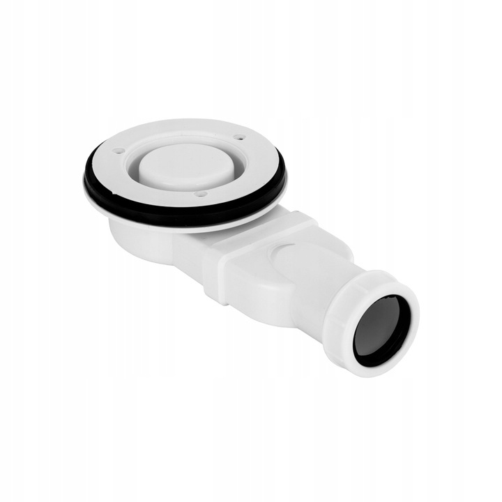 SYFON POZIOMY 90 mm BRODZIKOWY NISKI CZYSZCZONY OD GÓRY ODPŁYW fi 40