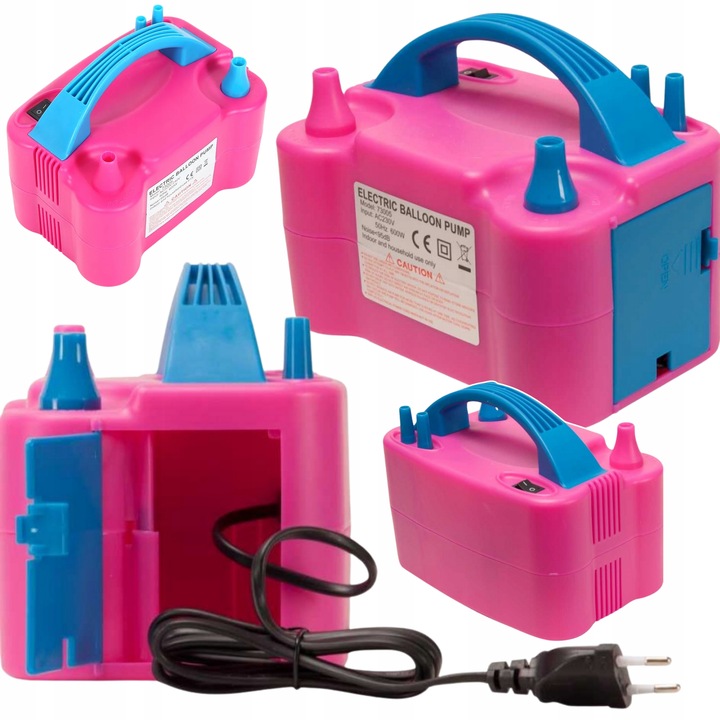 ELEKTRYCZNA POMPKA DO BALONÓW 2 DYSZE MOCNA SZYBKA