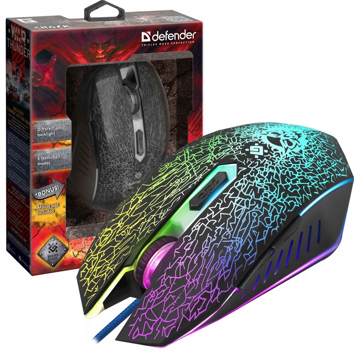 Przewodowa optyczna mysz dla graczy SHOCK gaming