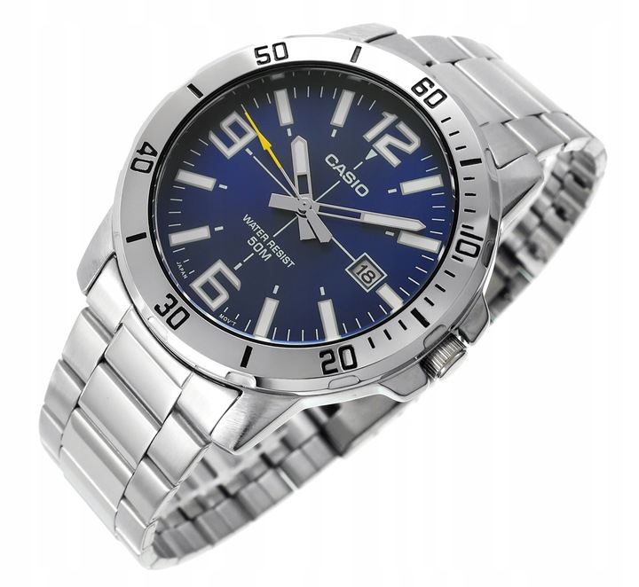 ZEGAREK MĘSKI CASIO MTP-VD01D MODNY + PUSZKA