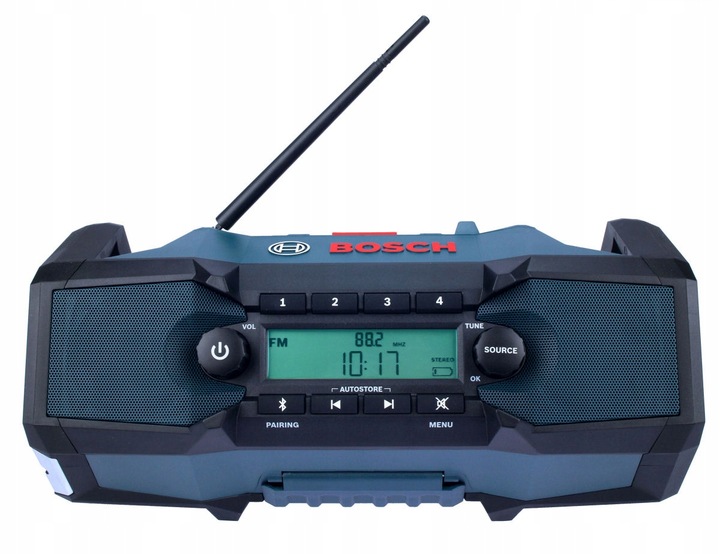 RADIO BUDOWLANE BOSCH GPB 18V-2 C Bluetooth Akumulatorowe ZASILACZ W
