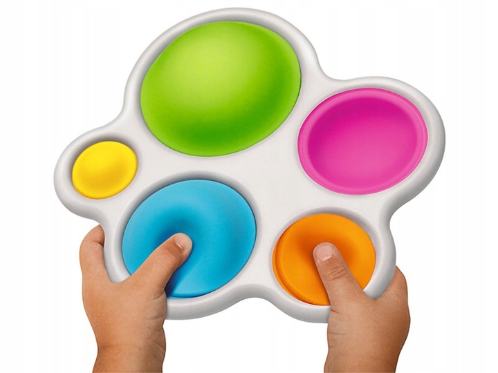 Bąbelki Dimpl Kolorowe POP PUSH Fat Brain Toys