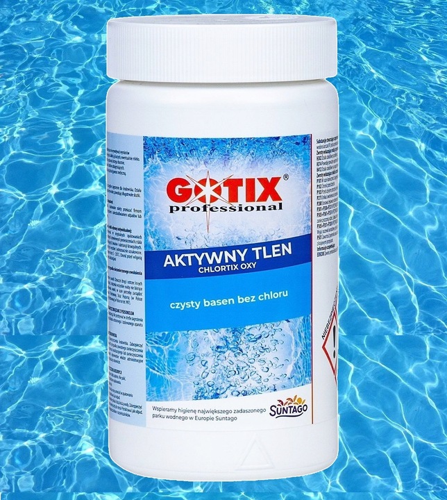 Aktywny Tlen do Basenu Jacuzzi SPA Chemia Basenowa bez Chloru Tabletki 1KG