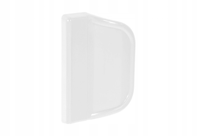 Zatrzask balkonowy + pochwyt BIAŁY uchwyt drzwi balkonowych zamek