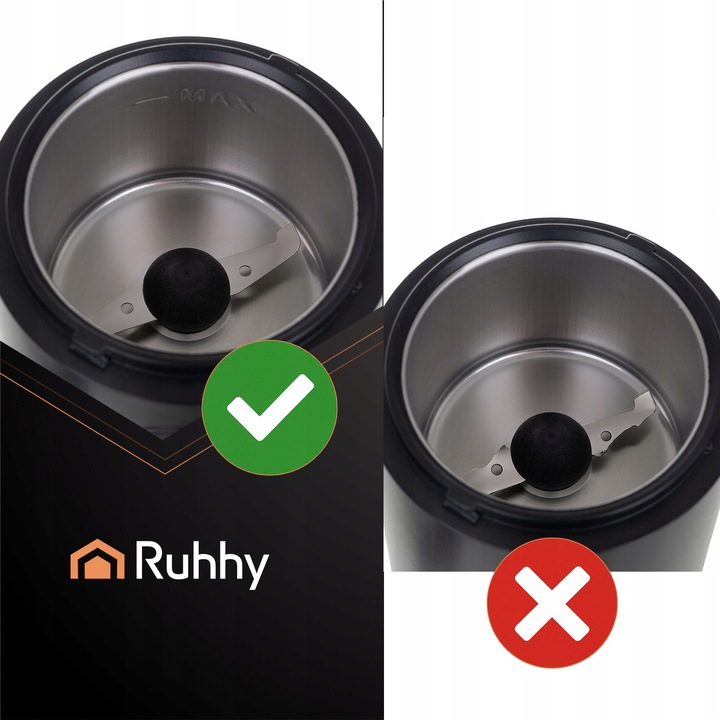 Młynek do Kawy Elektryczny do Mielenia Orzechów Przypraw Wydajny Mocny