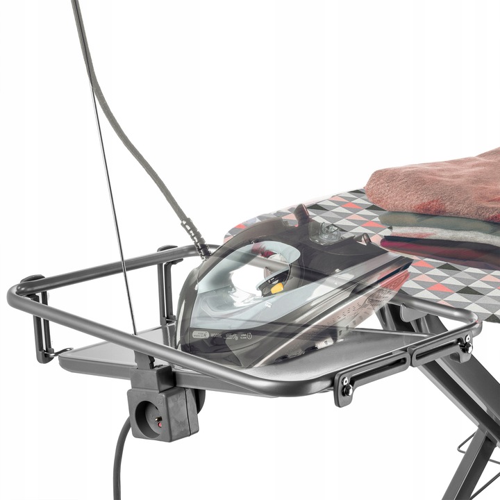 DUŻA PROFESJONALNA DESKA DO PRASOWANIA Z RĘKAWNIKIEM PRZEDŁUŻACZ