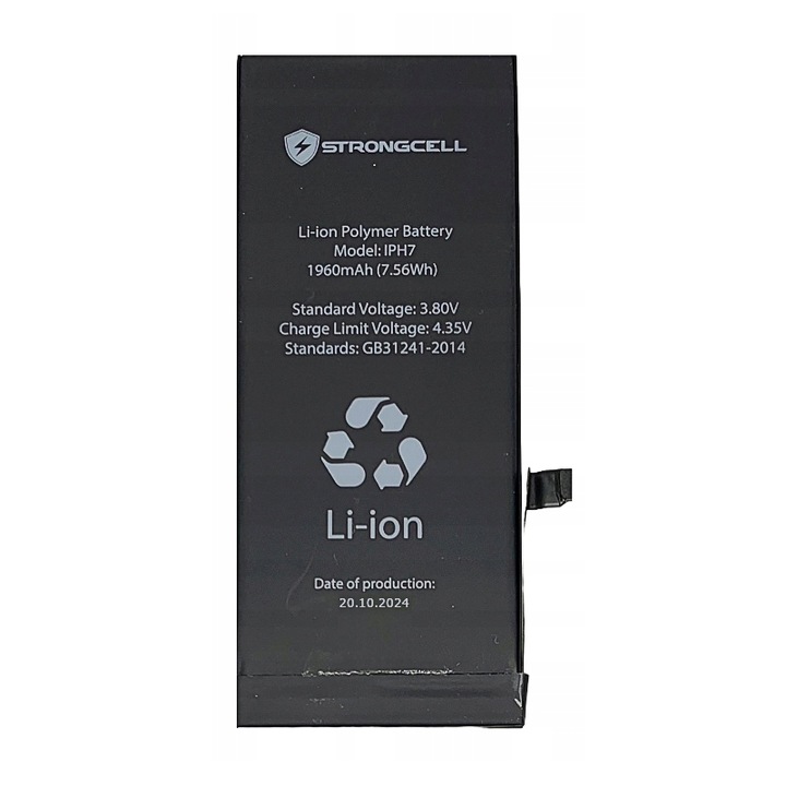 Bateria iPhone 7 STRONGCELL, A1660, A1778, A1779 ŚWIEŻA