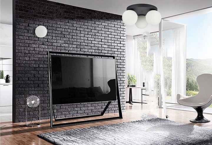 KLOSZ DO LAMPY SUFITOWEJ WISZĄCEJ PODŁOGOWEJ NOCNEJ SZKLANA KULKA E27