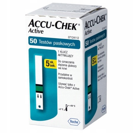 ACCU CHEK / AKU CZEK ACTIVE PASKI TESTOWE 50 SZT.