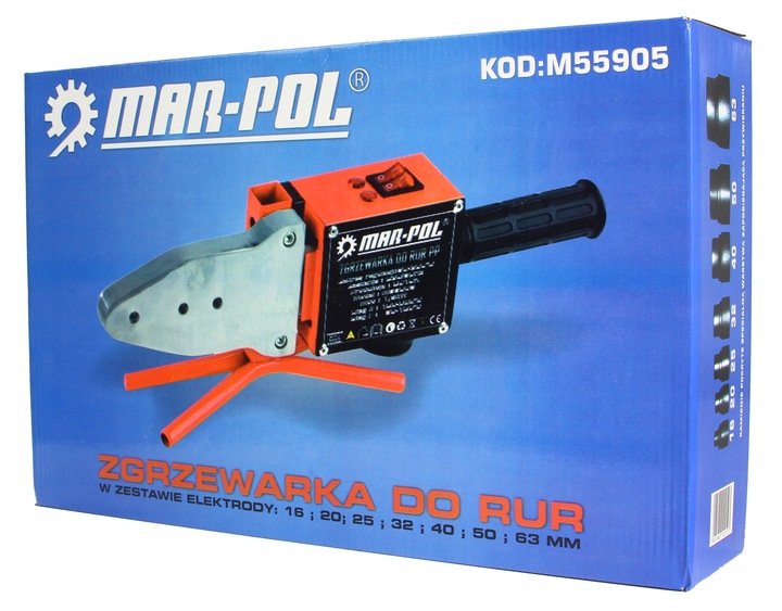 ZGRZEWARKA DO RUR PCV PP ZGRZEWANIE POLIFUZIJNA MATRYCE AKCESORIA