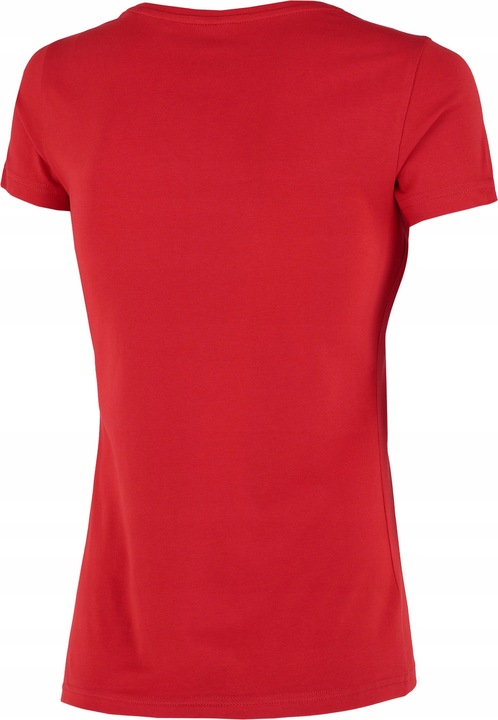 4F T-SHIRT DAMSKA KOSZULKA CZERWONA TSD001B r. L