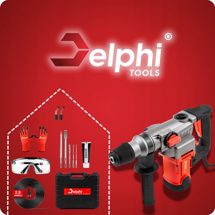 MŁOT UDAROWY MŁOTOWIERTARKA WIERTARKA UDAR SDS+ 2200W + kabel 2,8m