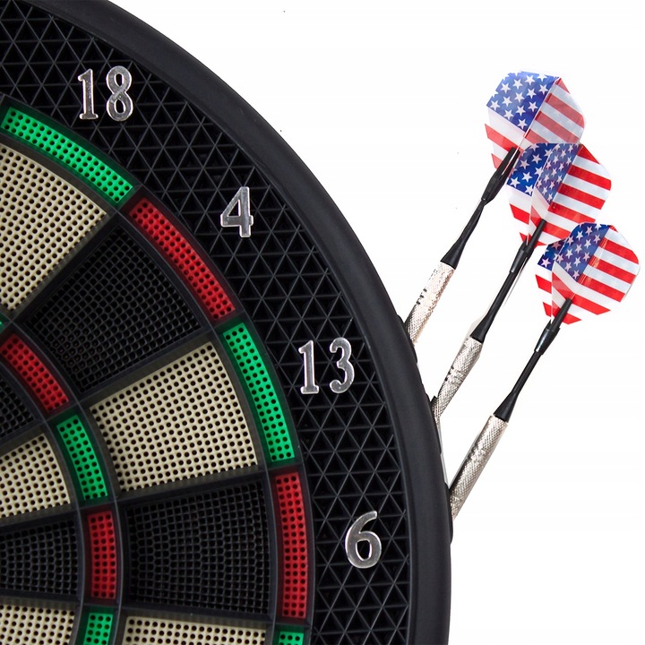 DART TARCZA ELEKTRONICZNA DO GRY LOTKI RZUTKI SPORTVIDA