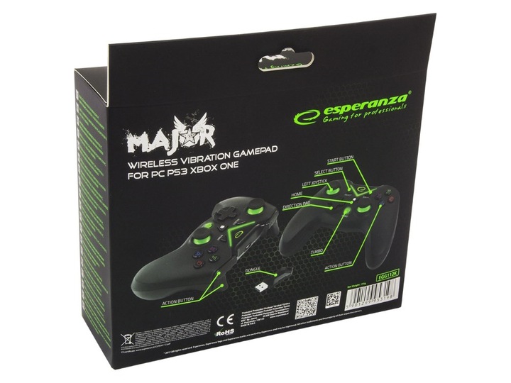 GAMEPAD BEZPRZEWODOWY EGG112 PC / PS3 / XBOX / ONE