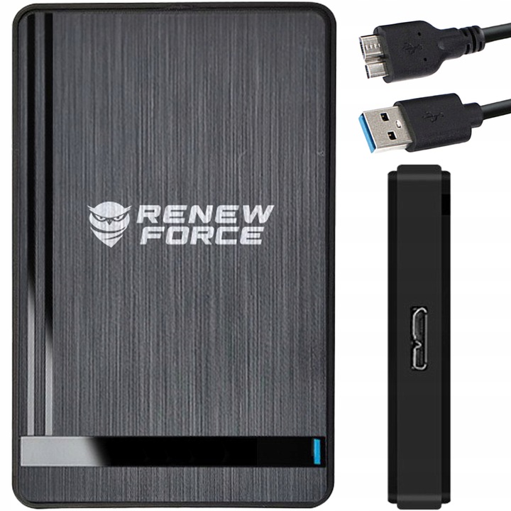 Kieszeń Na Dysk HDD Obudowa Dysku Twardego SSD 2,5'' SATA do 5 Gbps USB 3.0