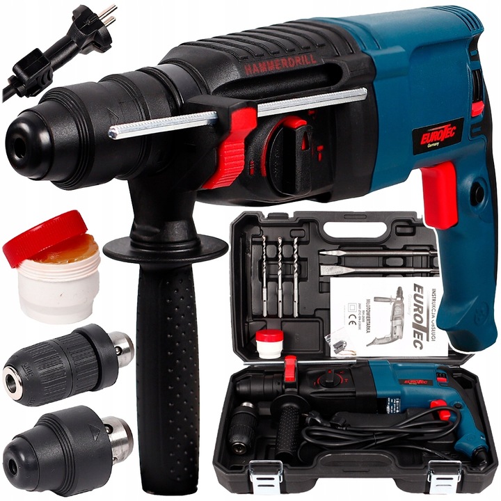 MŁOTOWIERTARKA WIERTARKA UDAROWA UDAR SDS+ 2600W MŁOTO WIERTARKA