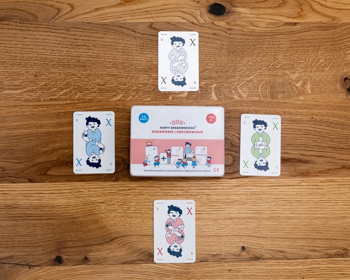Karty Grabowskiego Dodawanie i odejmowanie - 9 gier