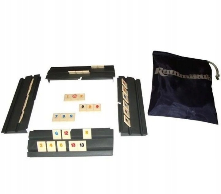 RUMMIKUB Gra planszowa STANDARD w PL logiczna rodzinna Oryginał +106 PŁYTEK