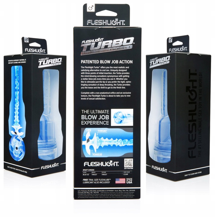 Masturbator Fleshlight - Turbo Thrust Blue Ice