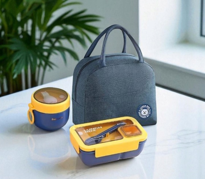 TERMOS OBIADOWY NA ZUPE DRUGIE DANIE SZTUĆCE LUNCHBOX + TORBA 6W1