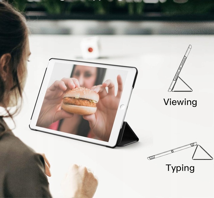 ETUI POKROWIEC DO APPLE IPAD 10.2 GEN 9 2021 + SZKŁO HARTOWANE NA EKRAN