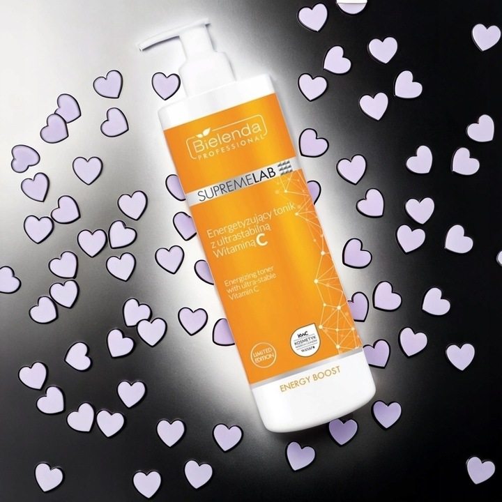 TONIK DO TWARZY BIELENDA SUPREMELAB ENERGETYZUJĄCY Z WITAMINĄ C 500ML