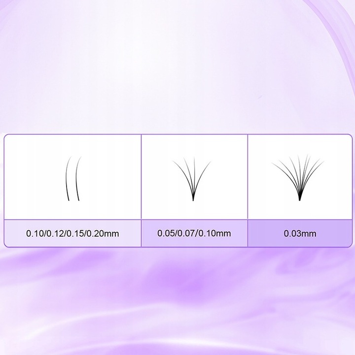 Rzęsy NAGARAKU Nowa Generacja Premium Mink C 0,07 9mm 16 pasków