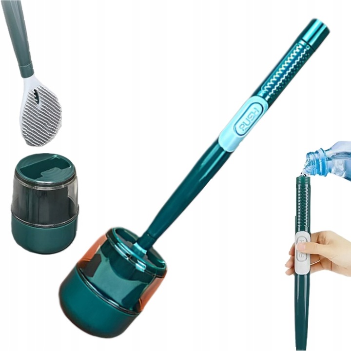 SZCZOTKA TOALETOWA Z DOZOWNIKIEM CZYSZCZENIA TOALETY WC WISZĄCA