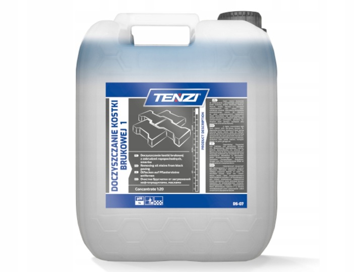 Doczyszczanie kostki brukowej 1 DS07 Tenzi 5l