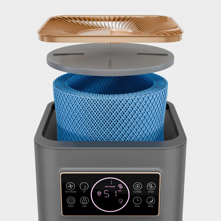 Nawilżacz powietrza ewaporacyjny VERTENZ oczyszczacz jonizator 3,5L 5W